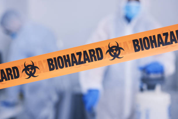 Professional Blood Cleanup technician working in Warren, AR
